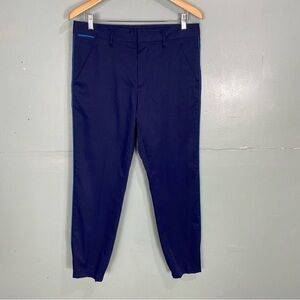 Prada Mens Blue Pants a with‎ Side Tuxedo Stripe Sz 30 Small Joggers